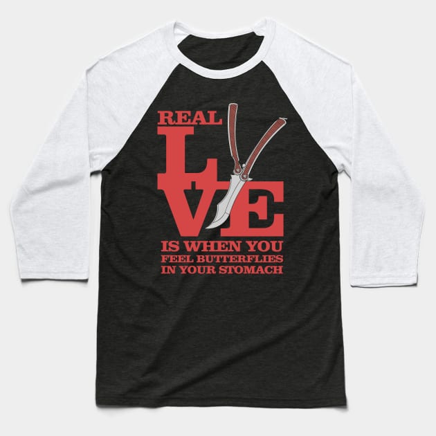 The Real Love Baseball T-Shirt by Daltoon